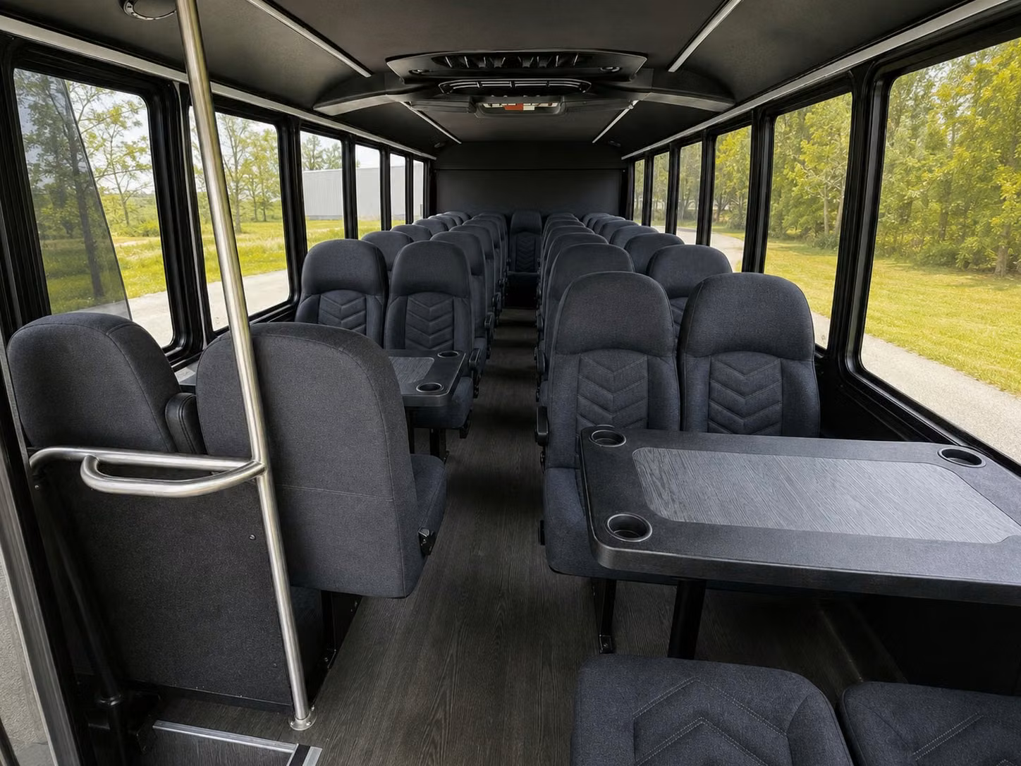 18 passenger minibus interior