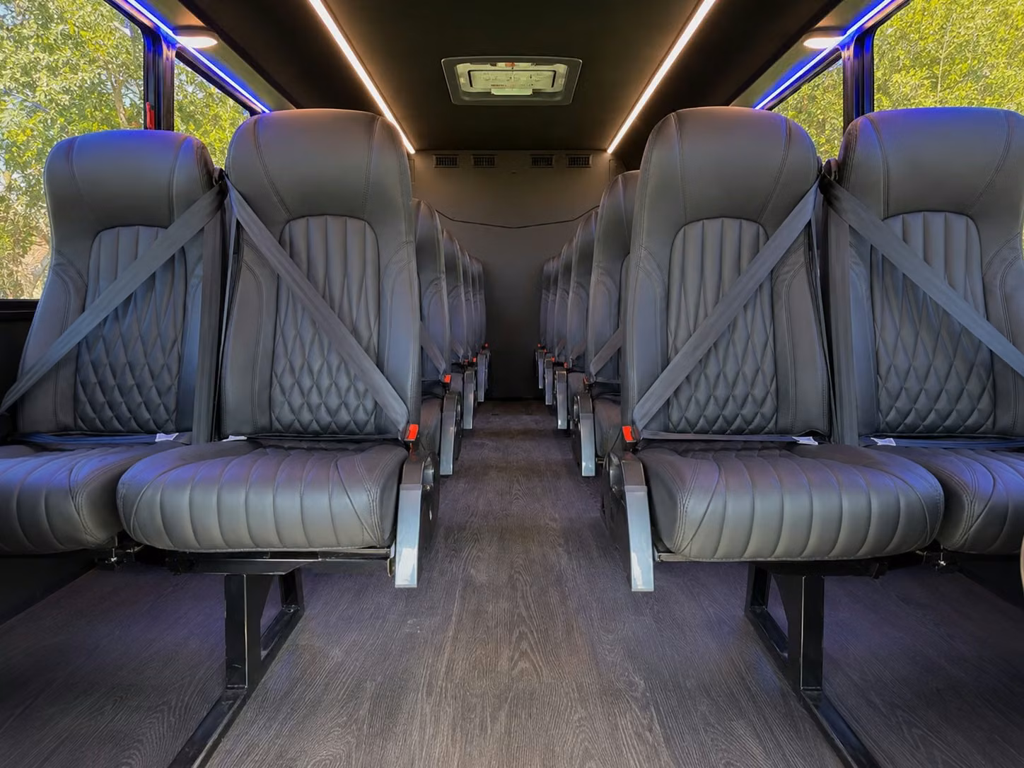 20 passenger minibus inside