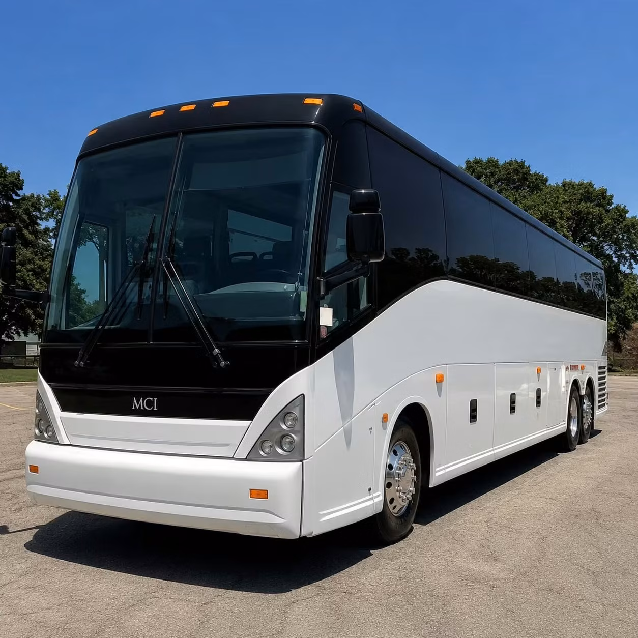 waco charter bus rental exterior