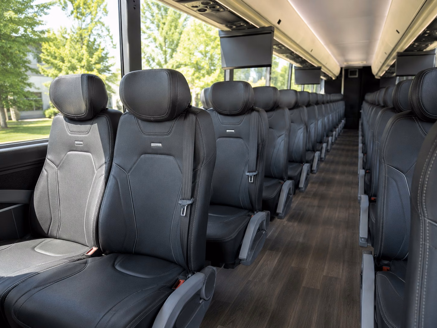 waco charter bus rental inside