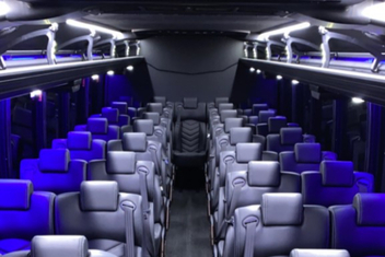 Waco Charter Bus Interior